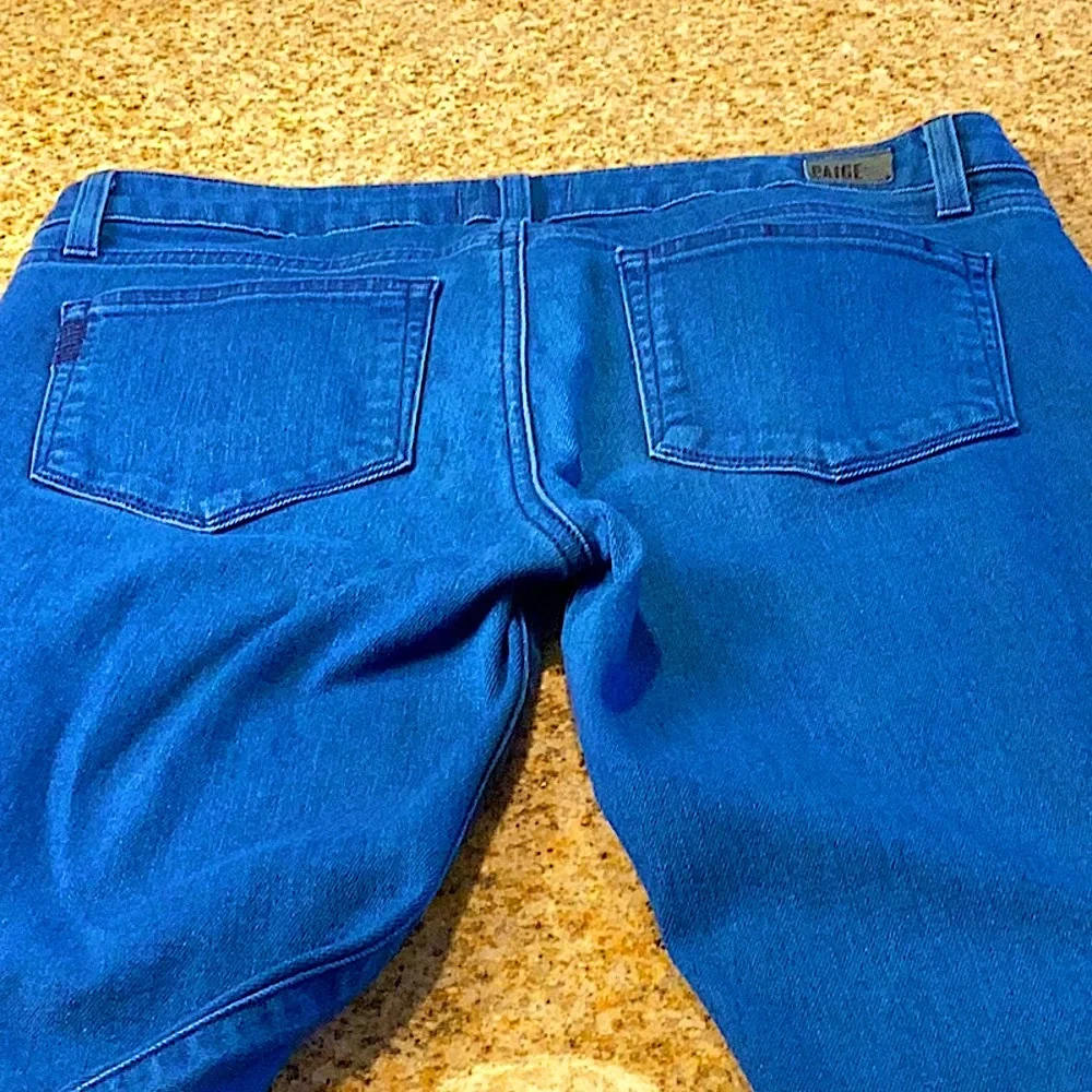 PAIGE VERDUGO ULTRA SKINNY JEANS. MEDIUM WASH. SIZE 31 - Picture 6 of 12